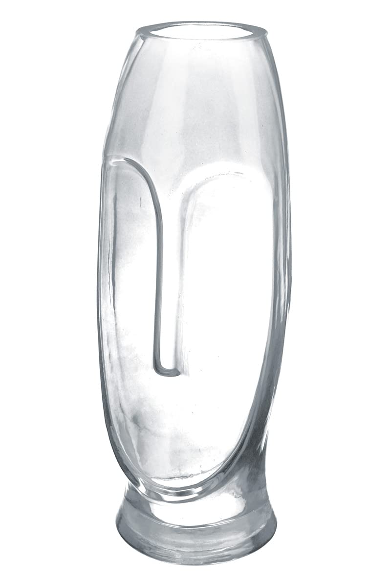 Gilde Moai 40636 Vase Glass Grey Height 25 cm — image 1