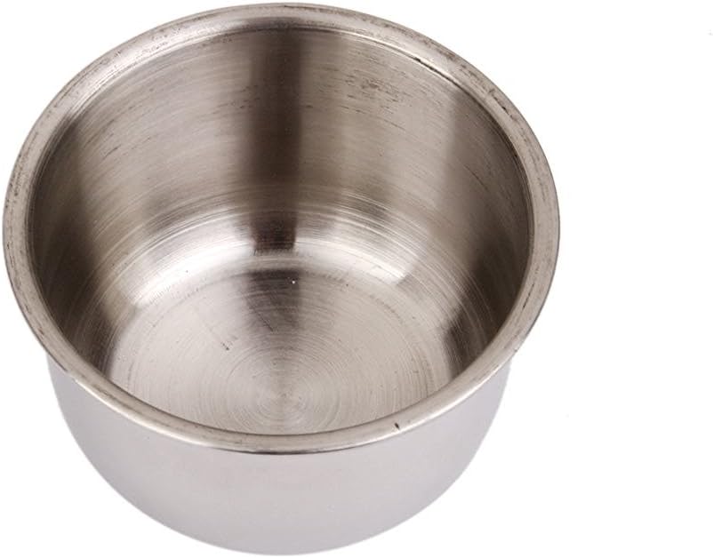 amyjazz 1x Parrot Cage Stainless Steel Feeding Water Food Bowl