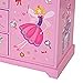 Mele & Co. Krista Ballerina Music Jewelry Box for Girls, Necklace and Earring Organizer