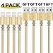 Lightning cable, FEIPUKER (6FT) Nylon Braided Charging Cable Cord Lightning to USB Cable Charger Compatible for IPhone 7/ 7 Plus/6/6s/6 plus/6s plus/ 5c/5s,iPod, iPad, and More (4 PACK Gold)