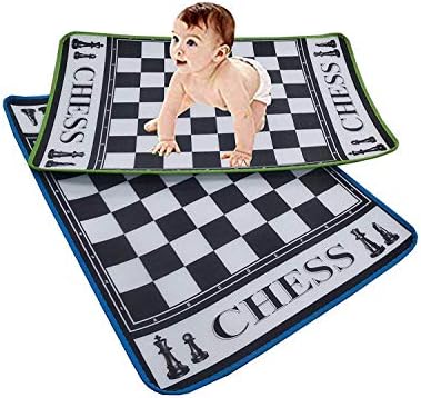 Zofey Baby Mat Waterproof Extra Large Size for Safety (Assorted Design) 6 Feet X 6.5 Feet