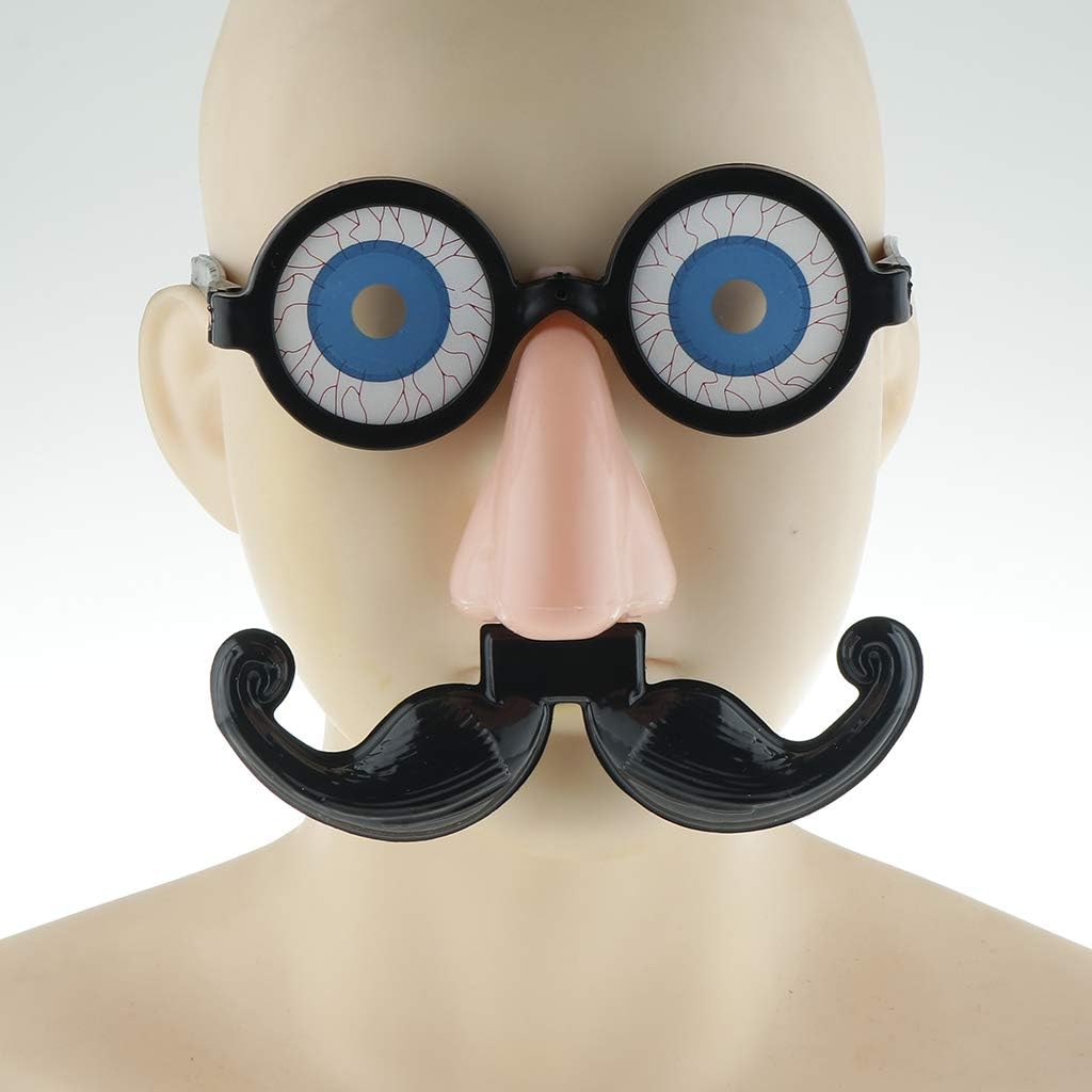 鼻口ひげメガネ ノベルティメガネ サングラス 鼻眼鏡 鼻メガネ 仮装眼鏡 パーティー コスプレ小道具 コスプレ 仮装 通販 Amazon