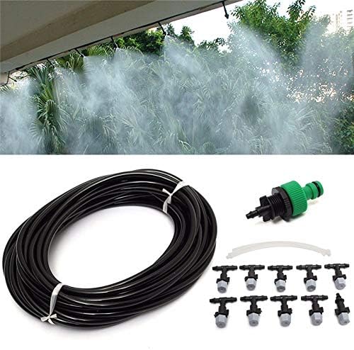 Tascoli Plant Water System - 5m Automatic Micro Home Drip Irrigation System Sprinkler Water Irrigation with Adjustable Dripper for Watering Flowers