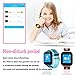 Waterproof Smart Watch Phone Boys Girls - Kids Smartwatch with LBS Position Tracker SOS Voice Chat Camera Game Flashlight Alarm Clock Children Sports Digital Students Wrist Watch Birthday Gifts, Pink