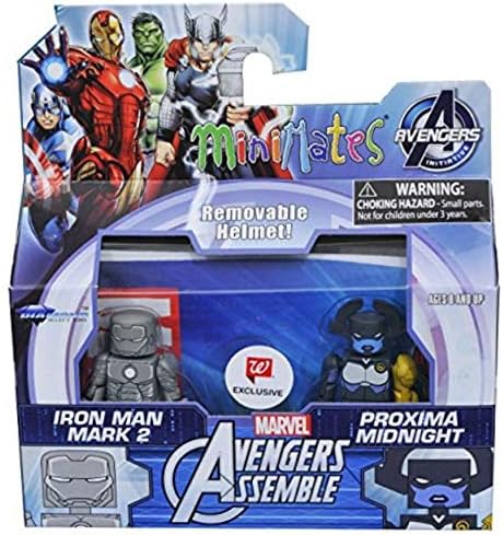 Marvel Minimates Avengers Assemble Animated Series 2-Pack Exclusive Iron Man Mark 2 and Proxima Midnight Figures