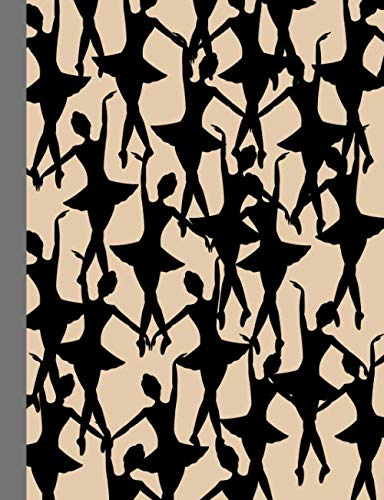 Ballerina Notebook: : Premium design 120 pages composition lined paper 7.44 x 9.69 inches perfect for notes, journal, doodle, passwords, class, school (Balllerina Notebooks)