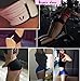FIRM ABS Women's Tights Capri Yoga Running Workout Leggings Pants, Black/White, Small
