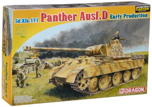 Dragon Models 1/72 Sd.Kfz.171 Panther Ausf. D, Early Production - Armor Pro Series