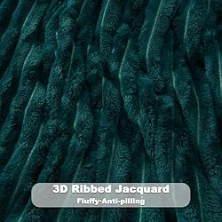 NEWCOSPLAY Super Soft Queen Blanket Dark Teal