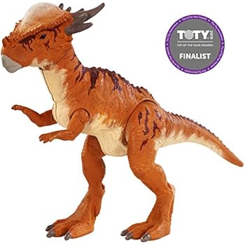 Amazoncom Jurassic World Battle Damage Velociraptor Blue Toys Games