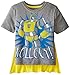 Transformers Little Boys' Bumblebee Roll Out Cape Tee, Grey/Yellow, 7