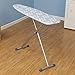 Household Essentials T-Leg Fibertech Top Ironing Board with Cotton Cover, Magic Rings