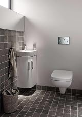 Geberit 115.770.21.5 Sigma01 Dual Flush Push Plate Gloss Chrome Assembly Kit view 2