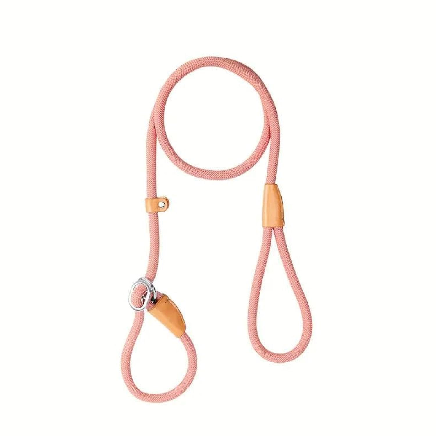 The Smug Dog Slip Leash for Dogs – 150cm Training Dog Lead | No-Pull, No-Choke Slip Rope Leash for Medium & Large Dogs | Durable Nylon Design | Pink
