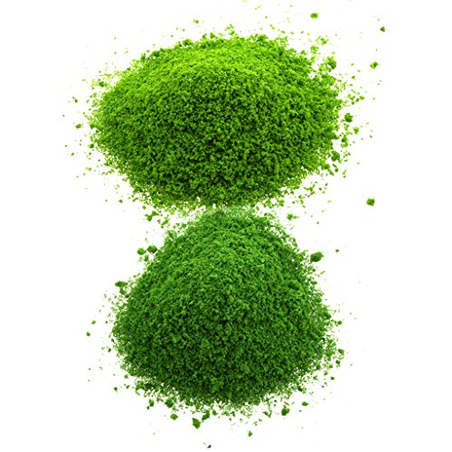 Sharplace Mini Modell Bäume Gras Laub Blätter Zug Eisenbahnen Architektur Landschaft Layout - #B