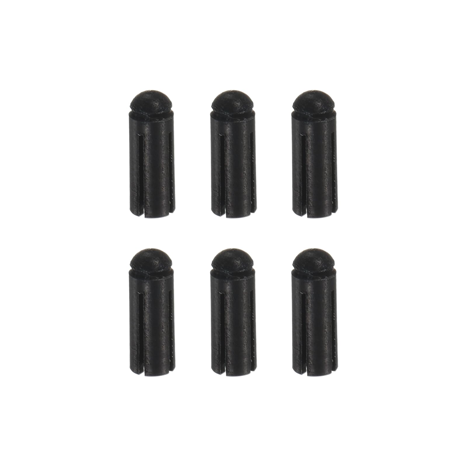 M METERXITY 6 Pack Dart Flight Protectors - Aluminum Dart Accessories, Apply to Darts Games/Party/Entertainment Black