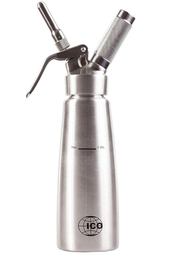 Mosa 1 Pint 100 Stainless Steel Professional Whipped Cream Dispenser