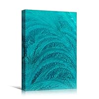 Canvas Wall Art Liquid Abstract Colorful Decorative Elements Mixed Media Multicolor Swirly - 12x18 inches