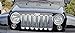 Opall Chrome Front Grill Mesh Grille Insert Kit For JEEP Wrangler JK Sahara Sport Rubicon Unlimited X X-S Mountain Islander Wilys Wheeler Polar Freedom 2007-2016 …