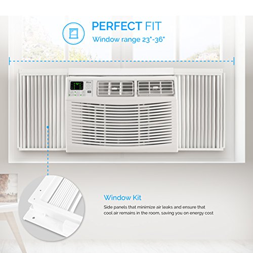Della 6000 BTU 110V WindowMounted Compact Air Conditioner 690W 12.2