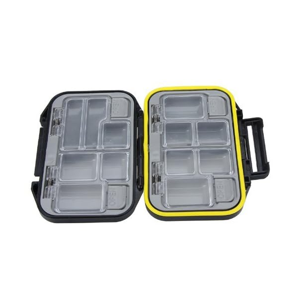 Dcolor-12-Compartments-Storage-Case-Fly-Fishing-Lure-Spoon-Hook-Bait-Tackle-Box-Waterproof-Black Dcolor-12-Compartments-Storage-Case-Fly-Fishing-Lure-Spoon-Hook-Bait-Tackle-Box-Waterproof-Black