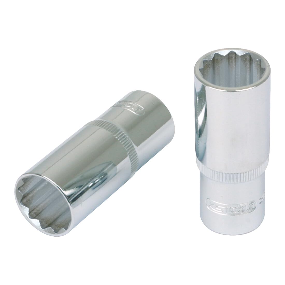 'KS Tools 9181736 12-Point Socket 1/2 Inch Chrome Plus Long 7/16 "
