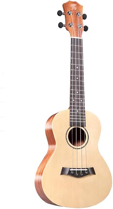 Amazon Co Jp Qyzs ギター 初心者のためのウクレレ 弦 ピック ショルダーストラップ ソフトケースギグバッグと子供のためのシングルボードウクレレ 女の子の初心者マホガニー小型ギター Color Wood Color Size 26inch ホーム キッチン