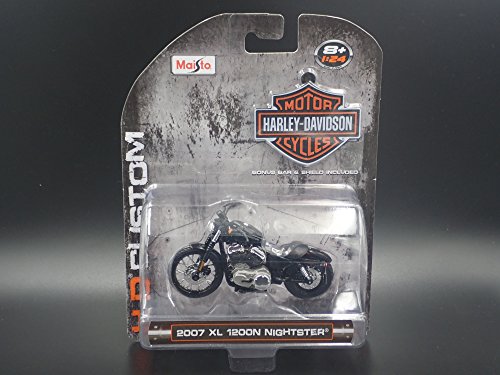 2007 XL 1200N NIGHTSTER HARLEY DAVIDSON MOTORCYCLE MAISTO 1:24 DIECAST MODEL