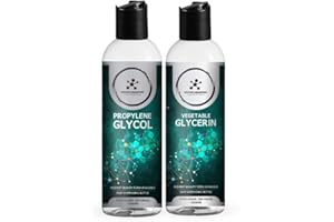 Propylene Glycol and Vegetable Glycerin 2 Pack Bundle 500mL Each – Non-Toxic, Safe, 100% Pure, USP Grade, Food Grade, PG and 