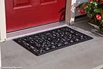 Kempf Rubber Scroll Doormat Rectangular