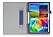 ProCase Galaxy Tab S 10.5 Case - Bi-Fold Flip Stand Cover Case Exclusive for 2014 Galaxy Tab S Tablet (10.5 inch, SM-T800), with Hand Strap, auto Sleep/Wake (Navy, Dark Blue)
