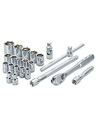 DEWALT 22 PC 1 2 "SD Socket Set MM