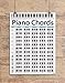 Large Piano Chord Chart Poster. Perfect for Students and Teachers. Size: 24in Tall X 18in Wide. Educational Handy Guide Chart Print for keyboard music lessons. P1001m