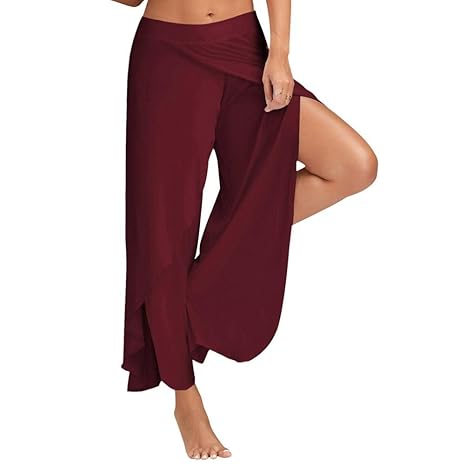Yogahose,Pumphose für Damen,Dorical Frauen Weich Bequem Aladin Hosen Sexy Sporthosen,Langhose,Hippie Hose,Strandhose,Freizeit