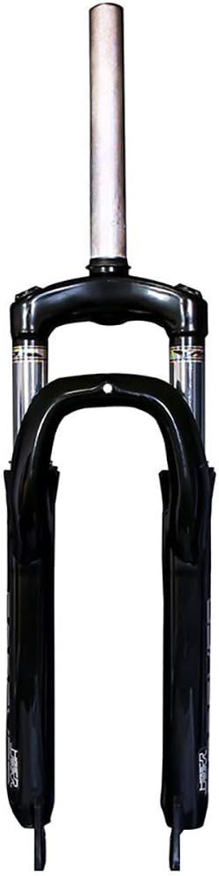 QXFJ Mountain Bike Front Fork Bicycle Front Fork Bicycle MTB Fork 26 Inch Mountain Bike Bicycle Front Fork Bicycle Shock Absorber Aluminum Alloy Lock Front Fork Pneumatic Shock Absorber
