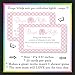 Pink Elephant Baby Shower Diaper Raffle Game Girls Polka-Dot Invite Insert Card 25 pc.