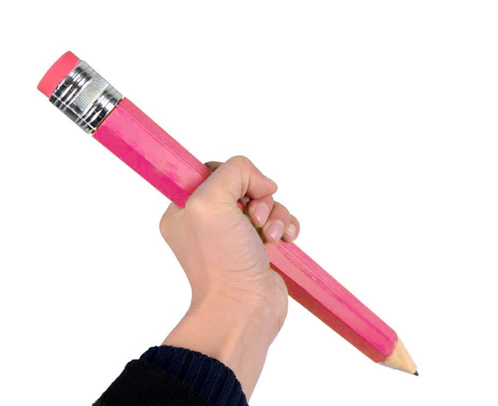 NICE PURCHASE Big Pencils For Kid Giant Wooden Jumbo Pencil So Cool Red