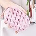KECUCO 3 Pack Soft Bath Sponge for Women, Men, Kids, 100% Fiber Sponge Gentle & Soothing Body Sponge, Colourful & Extra Large Size with Fine, Soft, Rich Foam (Children)