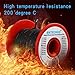 BNTECHGO 20 Gauge Silicone Wire Spool Black 50 feet Ultra Flexible High Temp 200 deg C 600V 20AWG Silicone Rubber Wire 100 Strands of Tinned Copper Wire Stranded Wire for Model Battery Low Impedance