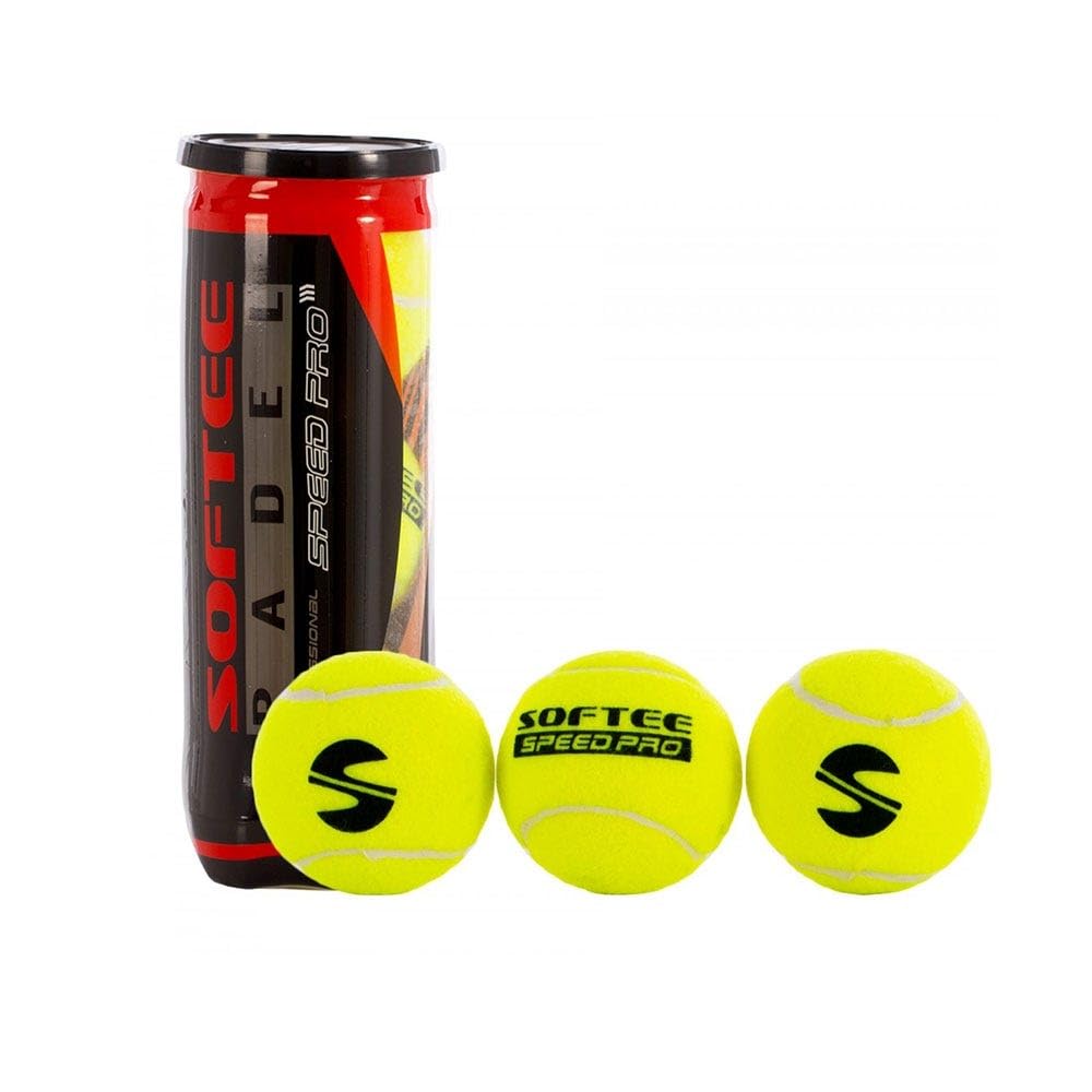 Softee Equipment Padel Speed Pro Balls 1x3, Yellow, Extra Large