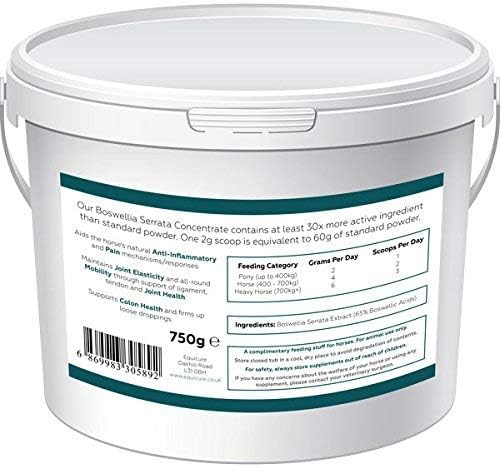 Equicure Boswellia Serrata Concentrate Powder For Horse/Pony (750g), 750 g (Pack of 1) - Image 3