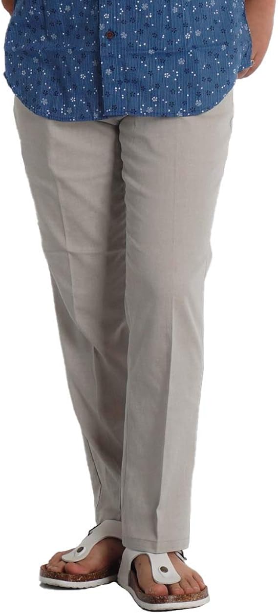 Amazon スラックス メンズ 麻パンツ 裾上げ済み 股下67 70 73cm 夏 春 リネン ビジネス 30代 40代 50代 60代 ストレッチパンツ W76からw91 ロングパンツ 通販