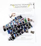 1lb Iridescent Magnetic Hematite Stones - Information Sheet Included!