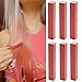 Burgundy Marsala Hair Dye | PLUM RED Temporary Hair Color | With Shades of Brick Brown Set of 6 Temporary Hair Dye | Color your Hair Burgundy in seconds with temporary HairChalk