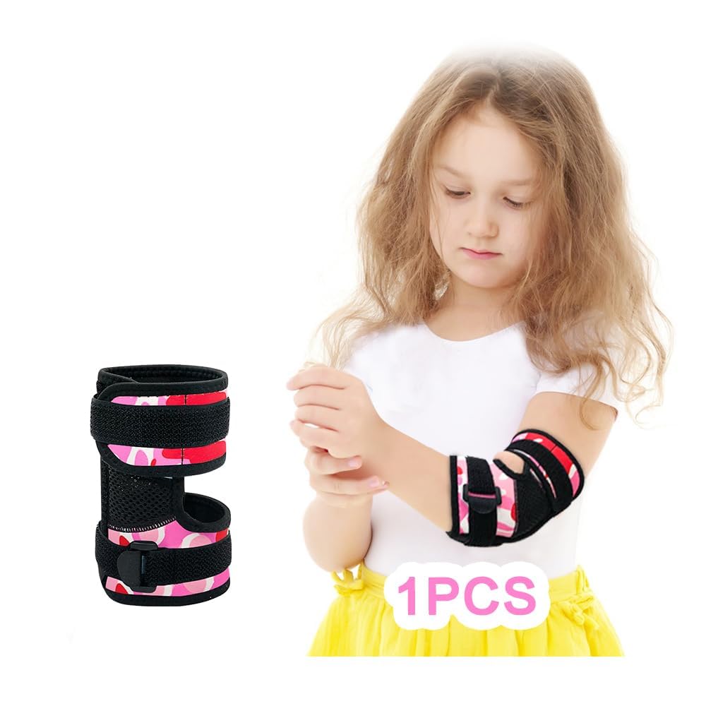 Thumb Sucking Stop for Kids Thumb Guard Nail Biting Treatment for Kids Toddlers Finger Sucking Stop Biting Nails Prevention Anti Thumb Sucking Finger Hand Stopper Child Elbow Immobilizer Brace (1PCS)