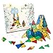 Safety Certified - Magnetic Tiles Jolly Mags Set - Clear Color 32 Pcs Set - 3D Building Blocks Toy with Magnets for Kids - Best for Stacking
