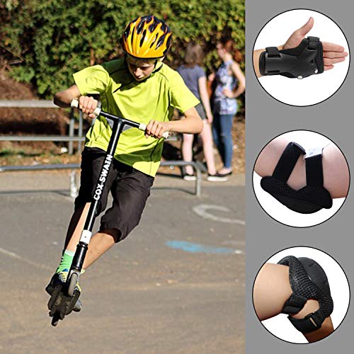 image for MiNiSports Kids/Youth Knee Pad Elbow Pads Guards Protective Gear Set f
