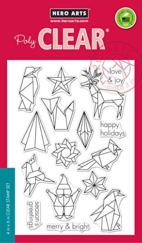Hero Arts CL988 Origami Happy Holidays Card Making Kit