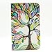 Haocoo 2881052 Stylish Art Printed PU Leather Stand Protective Case with Card Slots for Samsung Galaxy Tab 4 - Tree of Life