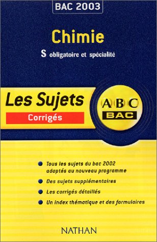 Chimie, S